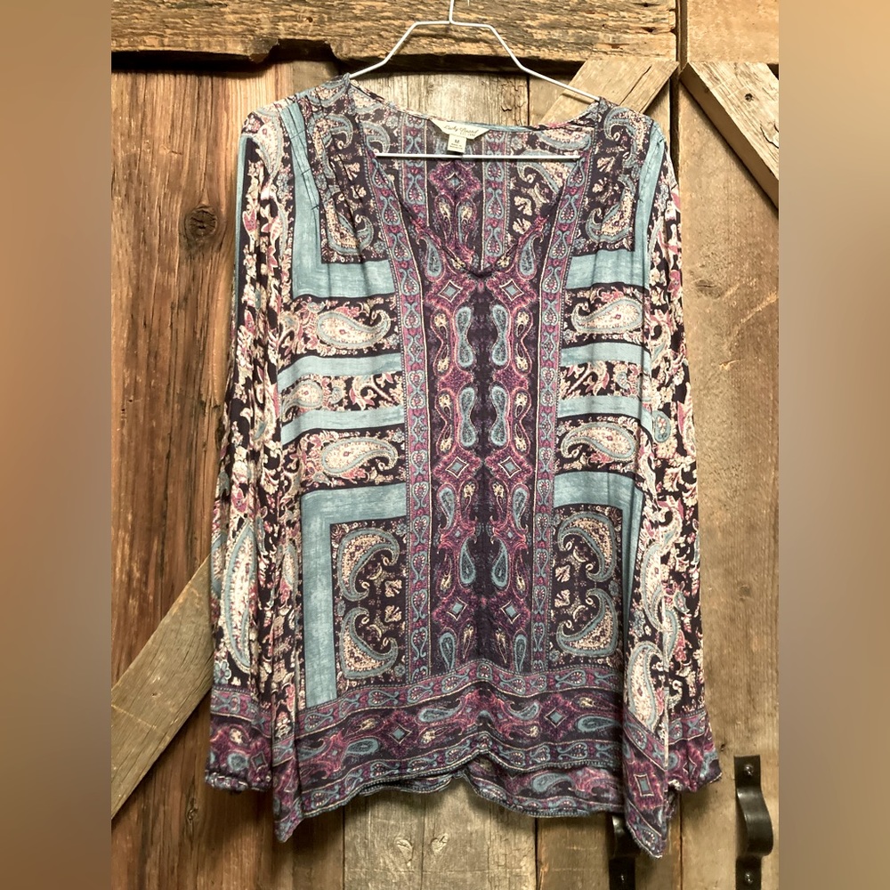 Lucky Brand paisley print shirt